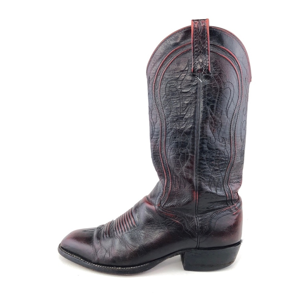 El Dorado Vintage Leather Western Boots 9 B